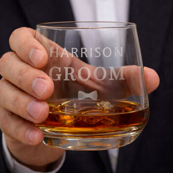 Personalised Groom Tumbler Gift Boxed, 2 of 4