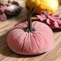 Autumn And Halloween Decor 15cm Velvet Pumpkins Free Lights, thumbnail 1 of 10