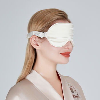 Silk Eye Mask Ivory, 3 of 7