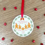 Personalised Gingerbread Family Christmas Decoration, thumbnail 6 of 6