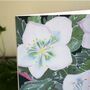 Botanical Impression Christmas Rose Card, thumbnail 2 of 3