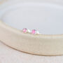 Sterling Silver Mini Birthstone Stud, thumbnail 4 of 12