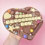 Valentines Day Personalised Message Chocolate Heart, thumbnail 6 of 6