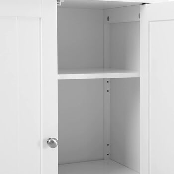 Storage Cabinet With Two Doors And Adjustable Shelves, 8 of 12