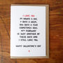 'Just Another Day I Love You' Valentine's Card, thumbnail 1 of 2