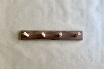Handmade Solid Wood Peg Hooks, 5 of 7