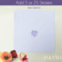 Forever Remembered Kaleidoscope Butterfly Heart Card, Not 3D, thumbnail 10 of 11