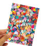 'Party Vibes' Greetings Card, thumbnail 3 of 3