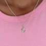 Smiley Face Charm Necklace, thumbnail 2 of 8