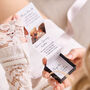 Personalised Fold Out Wedding Invitation, thumbnail 1 of 4