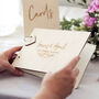 Personalised Floral Heart Wedding Guest Book, thumbnail 1 of 11