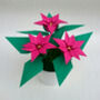 Origami Paper Flower Plant, Christmas Gift, thumbnail 5 of 7