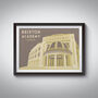 Brixton Academy London Travel Poster Art Print, thumbnail 1 of 6