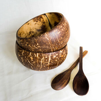 Repurposed Coconut Bowl Gift Set, 5 of 8
