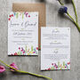 Wildflower Colourful Wedding Invitations, thumbnail 12 of 12