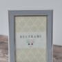 Beltrami Silver Plated Light Grey Border Photo Frame, thumbnail 2 of 3