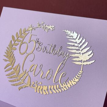 Personalised Lasercut Birthday Card, 8 of 9