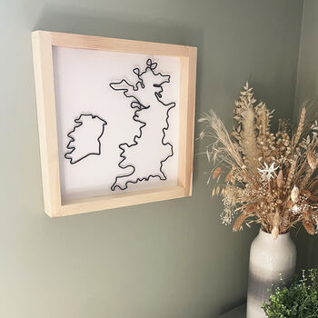 Framed Handmade Maps Real And Fantasy, 2 of 6