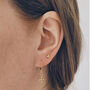 Rava 18k Gold Plated Stud Earrings, thumbnail 4 of 5
