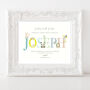 Playful Character Baby Print Nursery | Personalised, thumbnail 1 of 2
