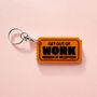 Arcade Ticket Funny And Offensive Novelty Keyrings, thumbnail 10 of 10