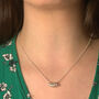 Lucky Rings Sterling Silver 21st Birthday Necklace, thumbnail 1 of 4
