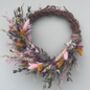 Small Spring Dried Flower Wreath Mothers Day Gift, thumbnail 1 of 7