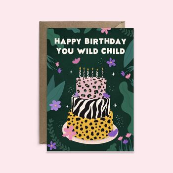 Wild Child Birthday Card, 5 of 5