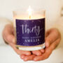 Personalised 30th Birthday Candle Gift, thumbnail 1 of 5