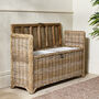 Woven Bench With Storage Trunk, thumbnail 8 of 9