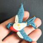 Love Heart And Swallows Tatoo Inspired Biscuit Gift, thumbnail 6 of 9