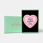 Happy Mother's Day Love Heart Printed Iced Biscuit Letterbox Gift, thumbnail 4 of 11