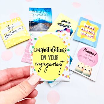 Congratulations On Your Engagement| Engagement Tea Gift | Couple Engagement Tea Gift, 3 of 12