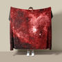 Space Fleece Blanket Heart Nebula, thumbnail 1 of 10
