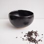 Handmade Black Satin Ceramic Tea Bowl / Ring Dish, thumbnail 2 of 7