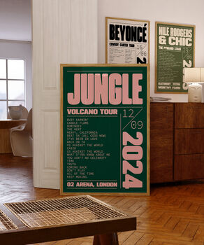 Personalised Gig Poster – Setlist, Date And Venue Print, 4 of 9