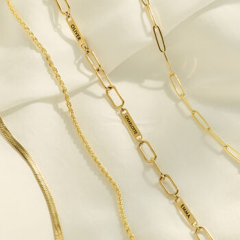 Herringbone Chain Necklace, 6 of 10