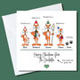 Personalised Fox Family Christmas Cards, thumbnail 2 of 5
