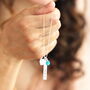 Personalised Bar And Birthstone Charm Necklace, thumbnail 3 of 10