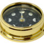 Prestige Solid Brass Moon Phase Clock, thumbnail 9 of 12