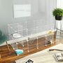 Two Floor Metal Pet Playpen Small Animal Cage, thumbnail 3 of 6