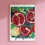 Pomegranate Kitchen Print, thumbnail 6 of 11
