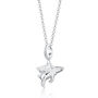 Sterling Silver Flying Pig Charm Necklace, thumbnail 2 of 6