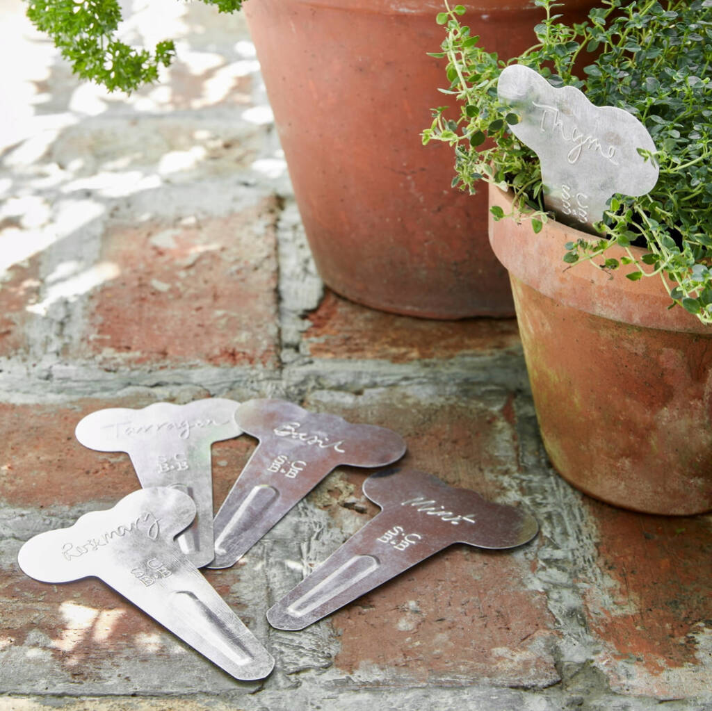 Metal Herb Labels By All Things Brighton Beautiful