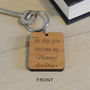 'The Day You Became My…' Personalised Keyring, thumbnail 3 of 6