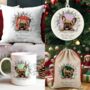 Personalised Christmas French Bulldog Break Through, thumbnail 1 of 10