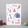 A Set Of Six Christmas Knit Cards, thumbnail 1 of 2