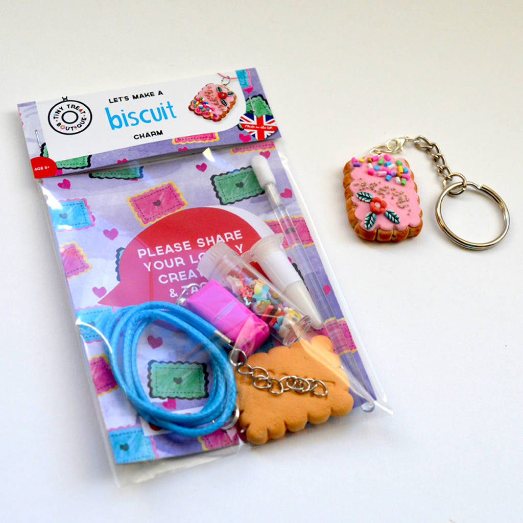biscuit jewellery making mini craft kit by tiny treat boutique