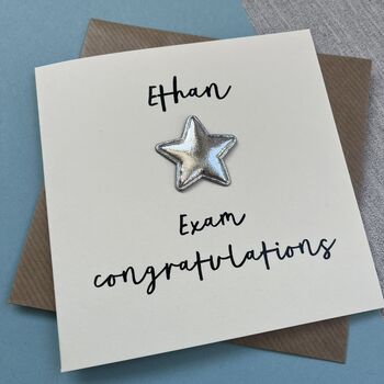 Personalised Exam Congratulations Card, 2 of 3