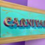 'Carnival' Gold Leaf Typography Wall Art Sign, thumbnail 11 of 11